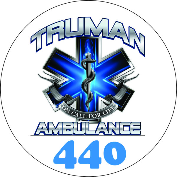 Truman Ambulance Window Decal