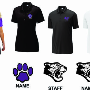 Jaguars Staff 1/4 Zip Sport Wick Polo