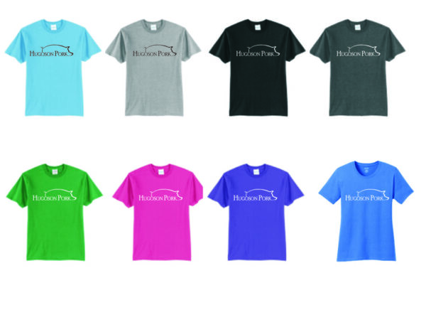 Hugoson Pork Ladies T-shirts Bacon Bucks $10