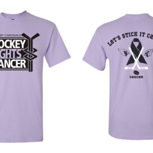Hockey Fights Cancer Light Purple Option