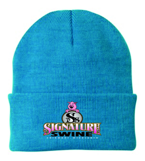 Signature Swine Port & Company®Knit Cap. CP90