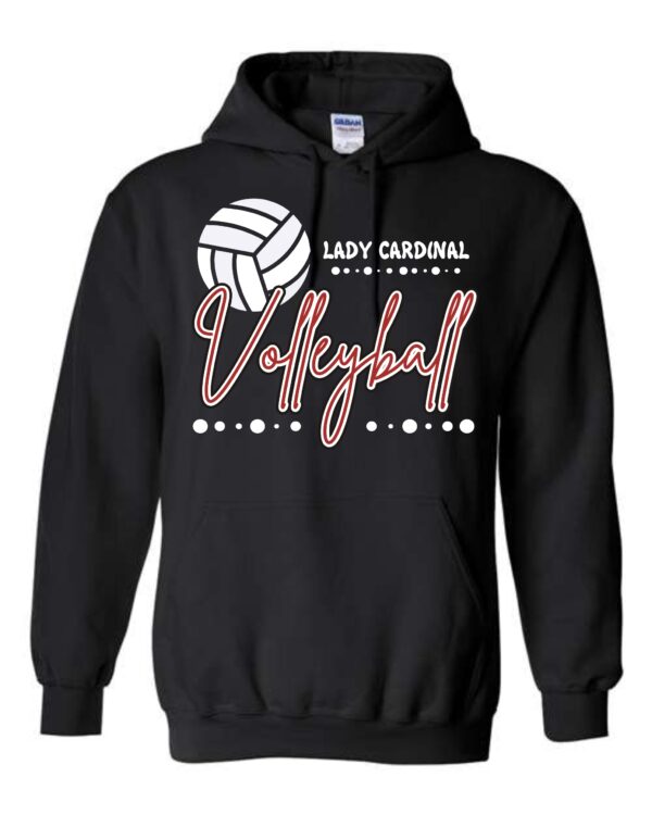 FVA Lady Cardinal Volleyball Front Print Only