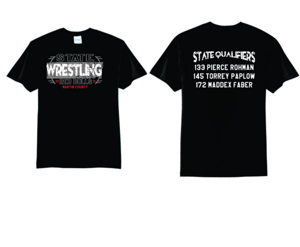 2025 State Wrestling T-shirts & Sweatshirts