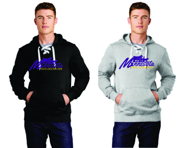 MYLE Sport-Tek® Lace Up Pullover Hooded Sweatshirt