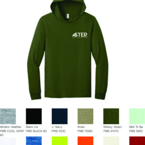 Step Jerzees Classics™ Unisex Cotton Long Sleeve Hooded T-Shirt $16-20