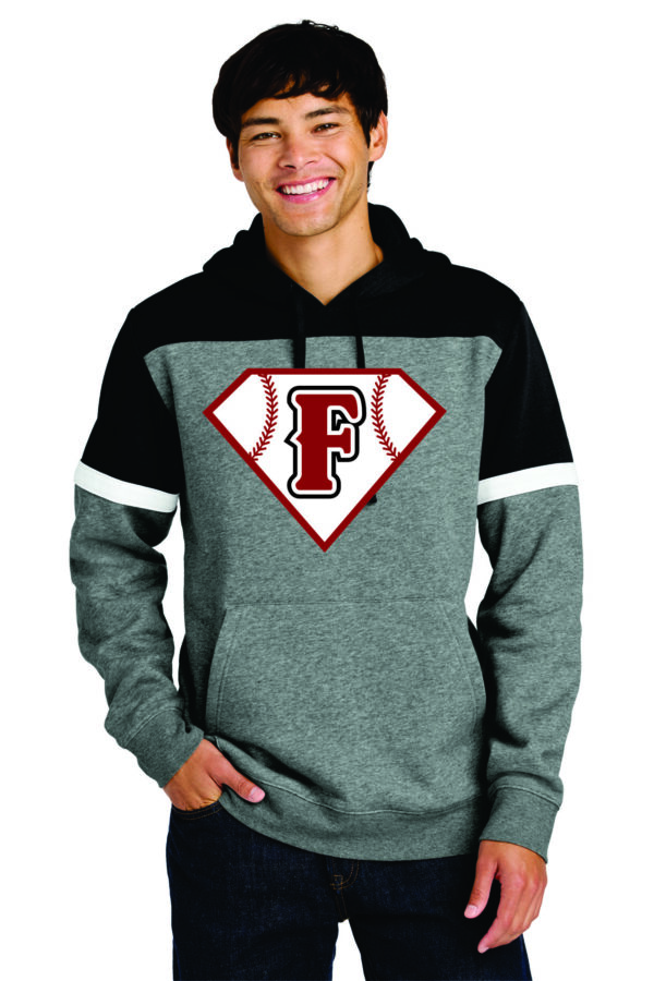 Fairmont Baseball Sport-Tek® Drive Fleece Colorblock Hoodie