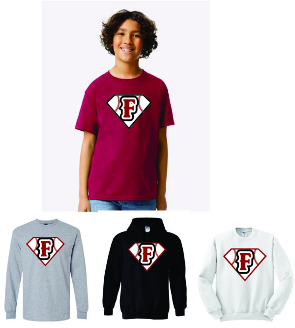 Fairmont Baseball Youth & Adult Gildan Options