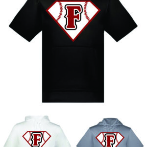 Fairmont Baseball Short Sleeve Hoody