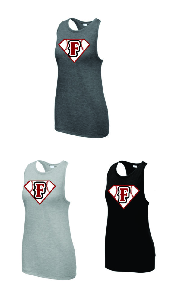 Fairmont Baseball Sport-Tek® Women's PosiCharge® Tri-Blend Wicking Tank
