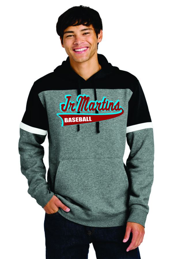 Jr Martins Sport-Tek® Drive Fleece Colorblock Hoodie