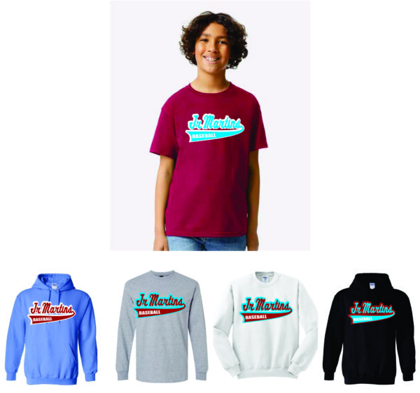 Jr Martins Baseball Youth & Adult Gildan Options
