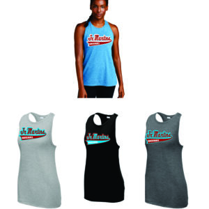 Jr Martins Sport-Tek® Women's PosiCharge® Tri-Blend Wicking Tank