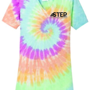 Step Port & Company® Women's Tie-Dye V-Neck Tee $16-20