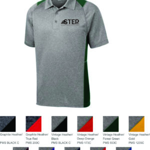 Step Sport-Tek® Heather Colorblock Contender™ Polo $26-30